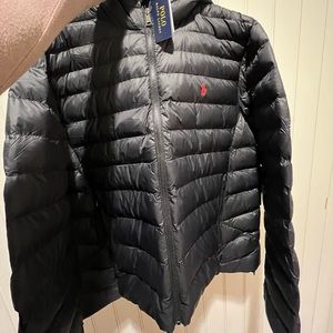 Men’s polo puffer jacket
